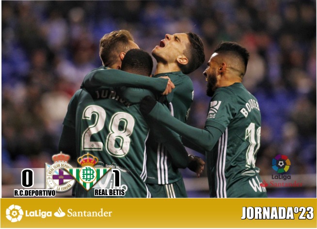 Crónica| Deportivo de la Coruña 0-1 Real Betis Balompié: Victoria ajustada en Riazor