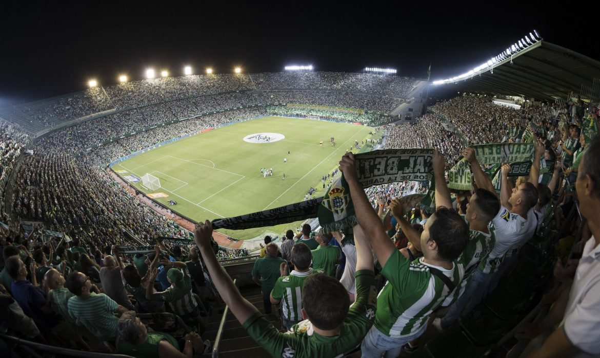 Estadio Benito Villamarí­n, sede de la final de la Copa del Rey 2019. Analicemos la vía verdiblanca.