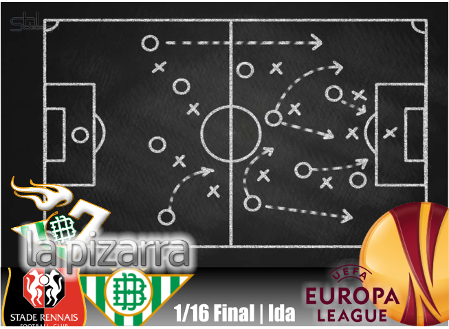 La pizarra | Stade Rennais vs Real Betis. 1/16 UEL. Ida.