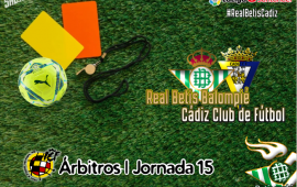 Designación arbitral | Jornada 15