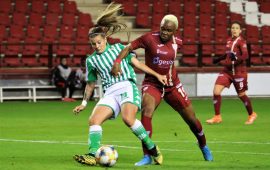 Poderío físico en la defensa del Real Betis Féminas