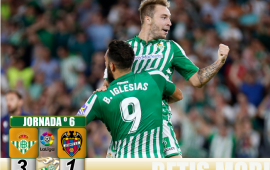 Crónica | Real Betis Balompié 3 – Levante UD  1; Joaquín y Loren certifican una nueva remontada