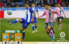 Crónica | CD Alavés 1 – Real Betis Balompié 1 : Empate para abrir el año
