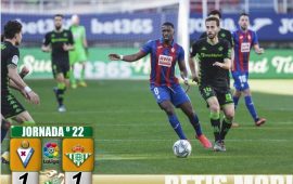 Crónica | SD Éibar 1 – Real Betis Balompié 1: ¿Adiós a Europa?