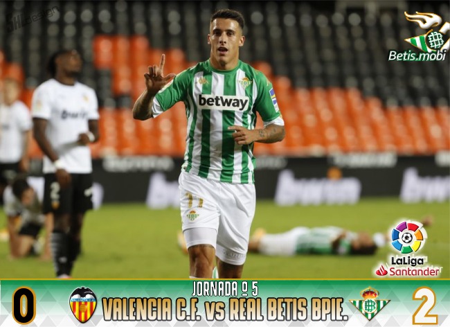 Crónica | Valencia CF 0 – Real Betis Balompié 2 | Vuelta a la senda del triunfo