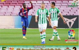 Crónica | FC Barcelona 5 – Real Betis Balompié 2: Verbena defensiva en el Camp Nou