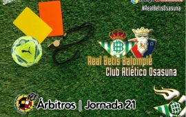 Designación arbitral | Jornada 21
