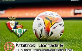 Designación arbitral | Jornada 6