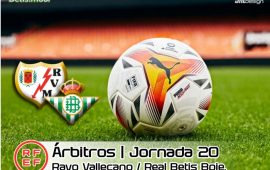 Designación arbitral | Jornada 20