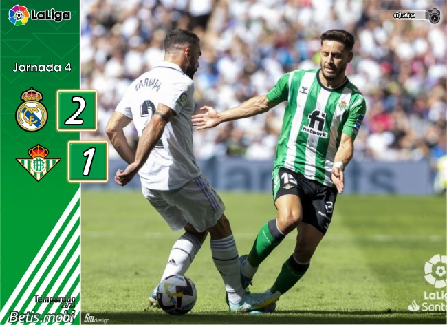 Crónica | Real Madrid CF 2 – Real Betis Balompié 1: Primera derrota