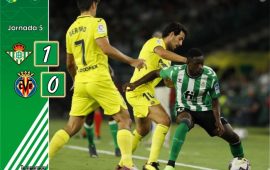 Crónica | Real Betis Balompié 1 – Villarreal CF 0: Victoria de 6 puntos