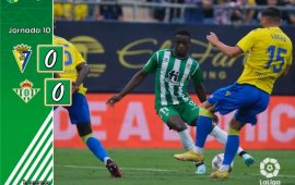 Crónica | Cadiz CF 0 – 0 Real Betis Balompié : Reparto de puntos en el nuevo Mirandilla