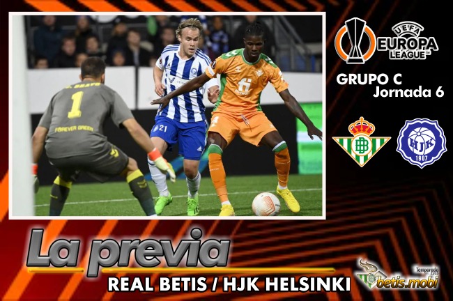 Previa | Real Betis Balompié – HJK Helsinki: Primero ganar, después el derbi