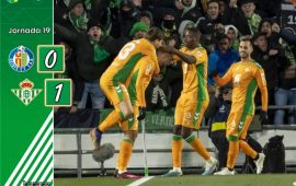 Crónica | Getafe CF 0 – Real Betis Balompié 1: Un Betis espeso se reencuentra con el triunfo