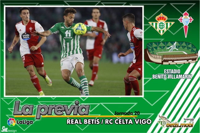 Previa | Real Betis Balompié – RC Celta de Vigo: Sumar para seguir