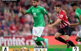Crónica | Athletic Club 4 – Real Betis Balompié 2: Atraco a mano armada y desconexión verdiblanca