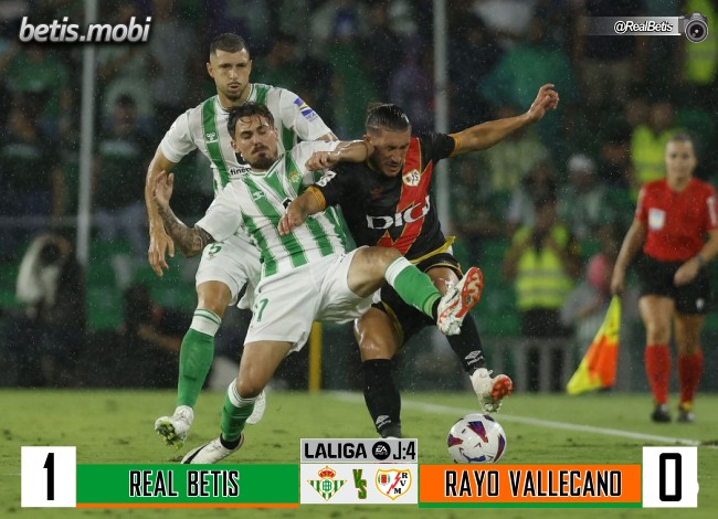 Crónica | Real Betis Balompié 1 – Rayo Vallecano 0: Willian José se vistió de Assunçao