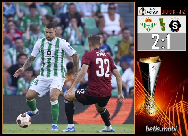 Crónica | Real Betis Balompié 2 – Sparta de Praga 1: Reacción a tiempo para lograr la primera victoria