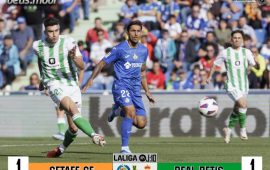 Crónica | Getafe CF 1 – Real Betis Balompié 1: El Real Betis se abona al empate