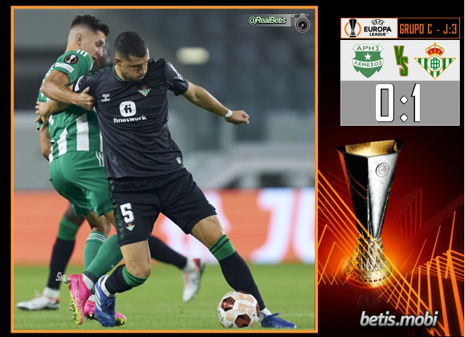Crónica | Aris Limassol 0 – Real Betis Balompié 1: Triunfo sufrido para marcar diferencias