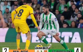 Crónica | Real Betis Balompié 2 – FC Barcelona 4: Remó, pero acabó muriendo en la orilla