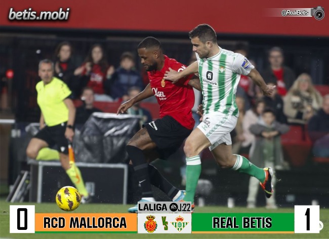 Crónica | RCD Mallorca 0 – Real Betis Balompié 1: Triunfo de pico y pala