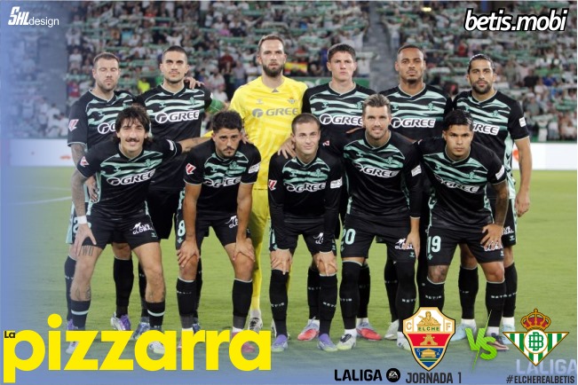 La pizarra del Elche-Real Betis: Botella medio llena o medio vacía
