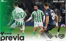 Previa | Real Betis Balompié – Rayo Vallecano: Seguir sumando de tres en tres