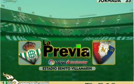 Previa | Real Betis Balompié- CA Osasuna; Las apariencias engañan