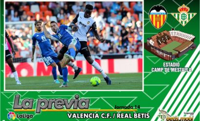Previa | Valencia CF – Real Betis Balompié: A pescar en el Turia