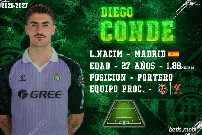 Diego Conde: reflejos, presencia y una segunda oportunidad en el Real Betis
