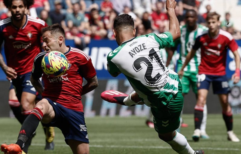 Crónica | CA Osasuna 3 – 2 Real Betis Balompié: derrota desesperante