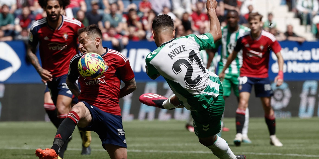 Crónica | CA Osasuna 3 – 2 Real Betis Balompié: derrota desesperante