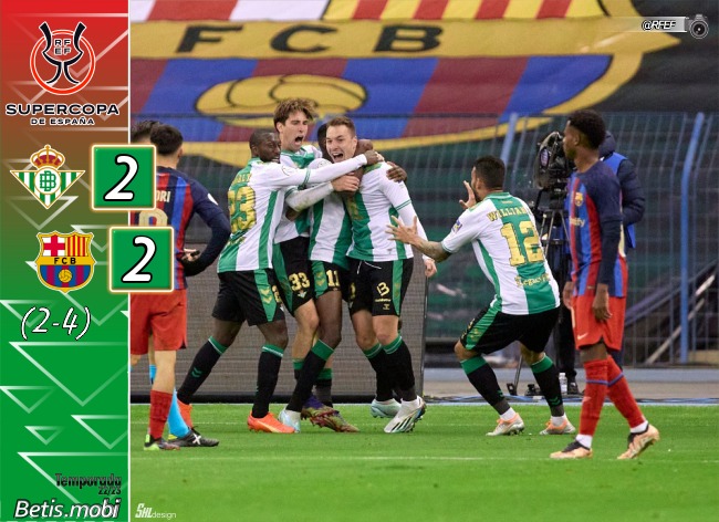 Crónica | Real Betis Balompié 2(2) – 2(4) FC Barcelona: Sueño arrebatado sobre la bocina