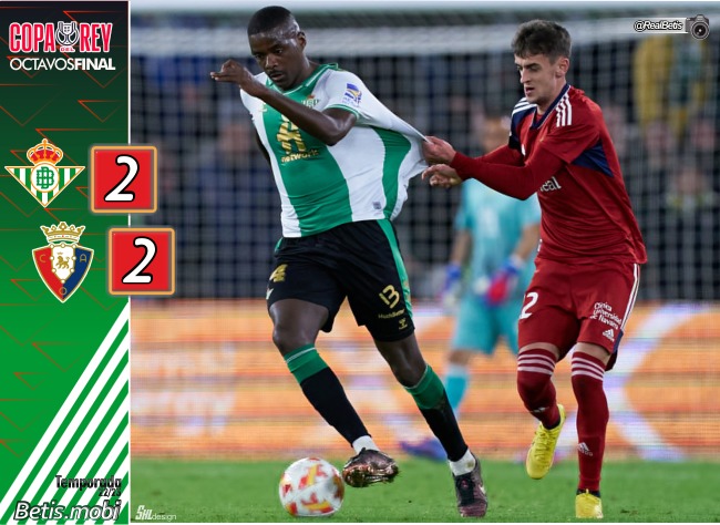 Crónica | Real Betis Balompie 2 (2) – CA Osasuna 2 (4): Punto y final de la forma más cruel