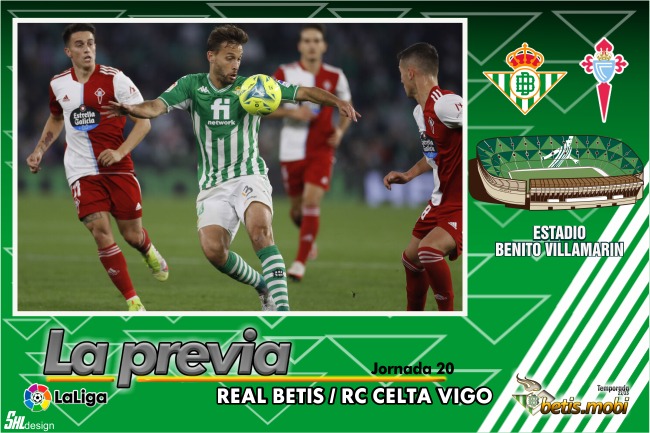 Previa | Real Betis Balompié – RC Celta de Vigo: Sumar para seguir