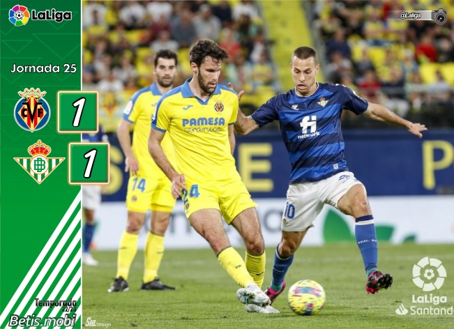 Crónica | Villarreal CF 1 – Real Betis Balompié 1: Un buen empate en medio de otro escándalo arbitral