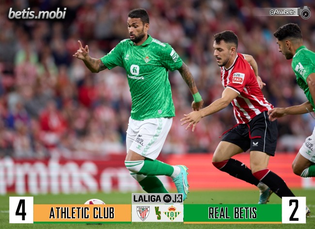 Crónica | Athletic Club 4 – Real Betis Balompié 2: Atraco a mano armada y desconexión verdiblanca