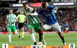 Crónica | Rangers FC 1 – Real Betis Balompié 0: El Betis se diluye en el Ibrox Stadium