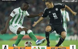 Crónica | Real Betis Balompié 4 – Aris Limassol 1: La banda afina su música para su gran actuación
