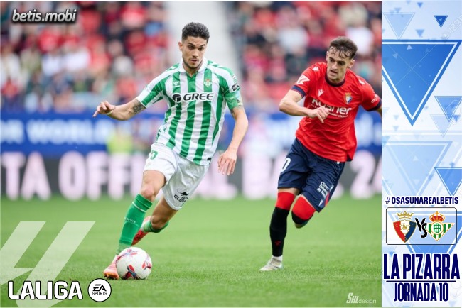La pizarra | CA Osasuna – Real Betis Balompié | Temp. 24/25. La Liga. Jornada 10
