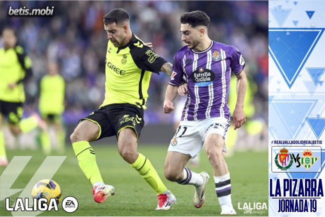 La pizarra | Real Valladolid – Real Betis | Temp. 24/25. La Liga. Jornada 19
