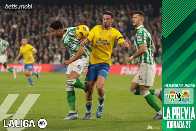 Previa | Real Betis Balompié – UD Las Palmas: Seguir mirando hacía arriba